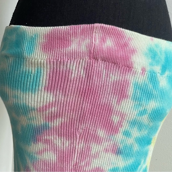 Jolie & Joy Tie Dye Cropped Sleeveless Square-Neck Crop Top and Skirt Set Size M - Picture 4 of 10